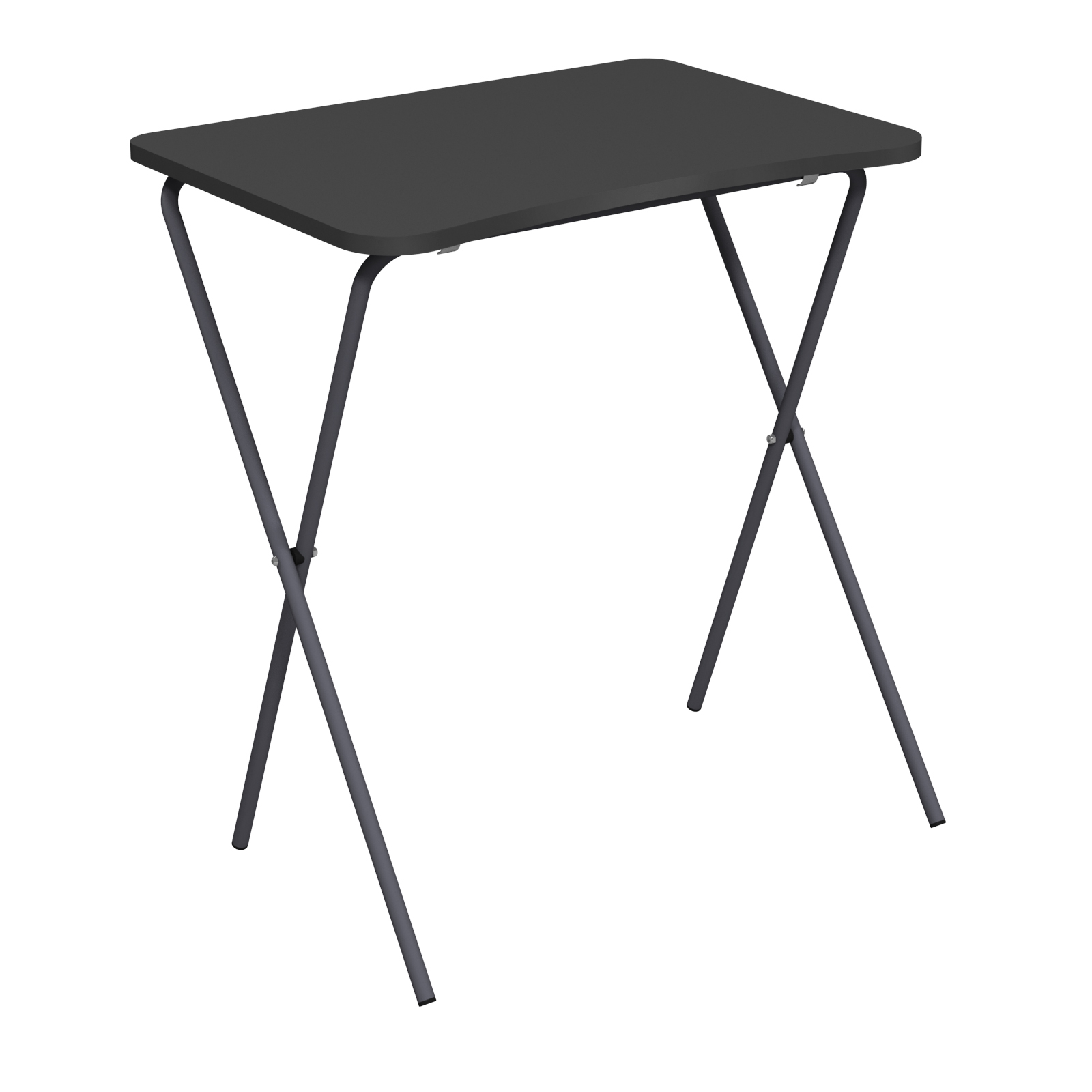 Стіл розкладний з накладної стільниці ергономічної форми та металевого каркаса, АЛМАНТ, 700х500х760 мм.